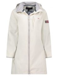 Geographical Norway Parka "Bady" w kolorze białym rozmiar: M. Białe parki Geographical Norway, m, bez kaptura. Za 242.13 zł.