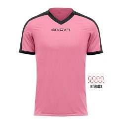 Koszulka piłkarska dla dorosłych Givova Revolution Interlock. Czarne bluzki Givova, s, bez wzorów, sportowe, bez kołnierzyka, bez ramiączek. Za 159.99 zł.