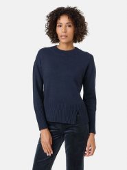 Gerry Weber Sweter w kolorze granatowym rozmiar: 38. Niebieskie swetry Gerry Weber, bez wzorów, z wełny, bez ramiączek. Za 224.95 zł.