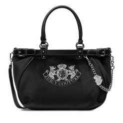 Torebka Juicy Couture. Czarne torebki klasyczne Juicy Couture, bez wzorów, bez dodatków. Za 449.99 zł.