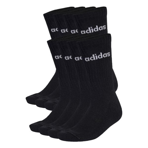 SKARPETY DO ŁYDKI LINEAR CUSHIONED, OPAKOWANIE 10 PAR. Białe skarpety Adidas, bez wzorów, z bawełny. Za 129.00 zł.