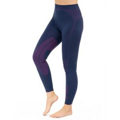Legginsy termoaktywne Damskie Brubeck DRY. Fioletowe bielizna sportowa Brubeck, l, bez wzorów, z elastanu. Za 129.99 zł.