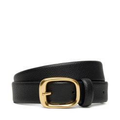 Pasek Damski Calvin Klein. Czarne paski Calvin Klein, bez wzorów. Za 259.99 zł.