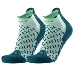 Skarpety trekking kobieta Therm-ic Outdoor UltraCool Ankle Lady wysokosc kostki. Zielone skarpety THERM-IC, bez wzorów, z materiału. Za 73.00 zł.
