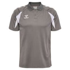 Polo Hummel Core 2.0. Białe koszulki polo Hummel, bez wzorów, bez kołnierzyka, bez ramiączek. Za 197.50 zł.