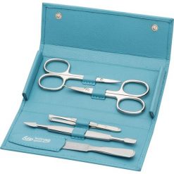 ERBE Zestaw zatrzasków, 5-częściowy, morski niebieski Kuferki do makijażu 1 ct 1 sztuka. Zestawy ERBE. Za 268.50 zł.