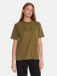 JOOP! T-Shirt 58 253JE58Tomma 30047768 Zielony Regular Fit. Zielone t-shirty Joop!, bez wzorów, z bawełny, bez kołnierzyka, bez ramiączek. Za 369.99 zł.