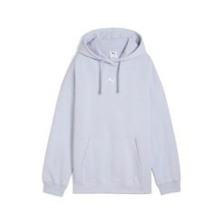 Bluza damska z kapturem Puma Oversized. Niebieskie bluzy Puma, xs, bez wzorów, z bawełny, z kapturem. Za 203.85 zł.