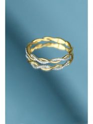 DIAMANTA Złoty pierścionek "Entortillement" z diamentami rozmiar: 50. Żółte pierścionki DIAMANTA, z diamentem, złote. Za 1,304.99 zł.