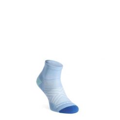 Skarpetki damskie Darn Tough Run 1/4 Ultra-Lightweight with Cushion. Niebieskie skarpety DARN TOUGH, bez wzorów. Za 113.99 zł.