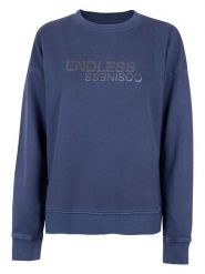 LIEBLINGSSTÜCK Bluza "Ulia" w kolorze granatowym rozmiar: XL. Niebieskie bluzy LIEBLINGSSTÜCK, xl, bez wzorów, z bawełny, bez kaptura. Za 162.87 zł.