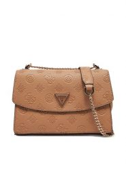 Guess Torebka HWPG93 49210 Beżowy. Brązowe listonoszki Guess, z aplikacjami, ze skóry, bez dodatków. Za 339.99 zł.