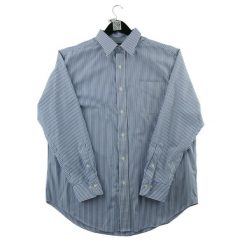 Second life - Klasyczna koszula damska w paski niebieska - Jak nowy. Niebieskie koszule RALPH LAUREN, l, bez wzorów, z jeansu, casualowe, bez kołnierzyka, bez ramiączek. Za 168.96 zł.