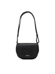 Guess Torebka Calebra Mini HWBG95 36780 Czarny. Czarne listonoszki Guess, z aplikacjami, ze skóry, bez dodatków. Za 549.99 zł.