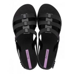 Sandały dla kobiet Ipanema STYLE SANDAL FEM. Czarne sandały Ipanema, bez wzorów, z gumy, sportowe, bez obcasa, bez zapięcia. Za 159.00 zł.