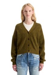 Scotch & Soda Kardigan w kolorze khaki rozmiar: S. Brązowe kardigany Scotch & Soda, s, bez wzorów, z wełny. Za 241.56 zł.