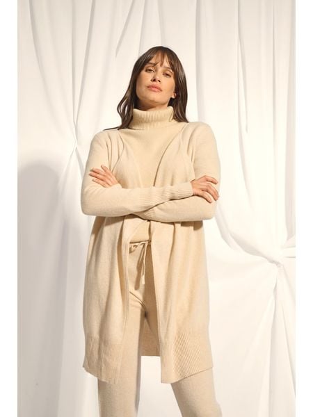 Just Cashmere Kaszmirowy kardigan "Brooke" w kolorze beżowym rozmiar: S. Brązowe kardigany Just Cashmere, s, bez wzorów, z kaszmiru. Za 478.99 zł.