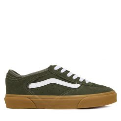Tenisówki Vans. Brązowe trampki Vans, bez wzorów, bez zapięcia. Za 309.99 zł.