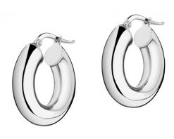 Kolczyki srebrne - koła. Szare kolczyki Apart, srebrne. Za 359.00 zł.