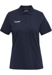 Koszulka tenisowa polo damska Hummel Go Cotton Polo Woman. Niebieskie koszulki polo Hummel, s, bez wzorów, z bawełny, bez kołnierzyka, bez ramiączek. Za 166.50 zł.
