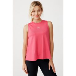 Damski top sportowy szybkoschnąca Rough Radical Classic Top. Czerwone koszulki sportowe ROUGH RADICAL, bez wzorów, bez ramiączek, na fitness i siłownię. Za 109.00 zł.