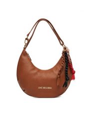 LOVE MOSCHINO Torebka JC4308PP0MK1120A Brązowy. Brązowe listonoszki Love Moschino, bez wzorów, ze skóry, bez dodatków. Za 1,179.00 zł.