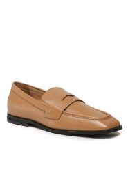 Gino Rossi Lordsy PENELOPE-01 Brązowy. Brązowe lordsy Gino Rossi, bez wzorów, ze skóry, bez obcasa, bez zapięcia. Za 219.99 zł.