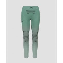 Leginsy termoaktywne damskie X-Bionic Invent FX Green. Zielone bielizna sportowa XBIONIC, bez wzorów. Za 220.00 zł.