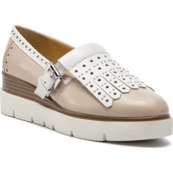 Półbuty GEOX - D Kattilou E D827PE 00085 CH61Z Lt Taupe/White. Czółenka Geox. W wyprzedaży za 299.00 zł.