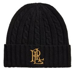 Czapka LAUREN RALPH LAUREN. Czarne czapki Lauren Ralph Lauren, bez wzorów. Za 329.99 zł.