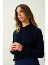 AUTHENTIC CASHMERE Kaszmirowy sweter "Yarlside" w kolorze granatowym rozmiar: XXL. Niebieskie swetry AUTHENTIC CASHMERE, na lato, xxl, bez wzorów, z kaszmiru, bez ramiączek. Za 263.53 zł.
