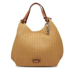 Torebka DKNY. Brązowe torebki klasyczne DKNY, bez wzorów, bez dodatków. Za 789.99 zł.