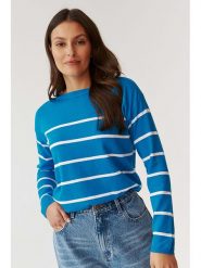 TATUUM Sweter w kolorze niebieskim rozmiar: XS. Niebieskie swetry Tatuum, xs, bez wzorów, bez ramiączek. Za 83.95 zł.