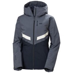 Damska kurtka narciarska Helly Hansen Edge 3.0. Szare kurtki narciarskie Helly Hansen, bez wzorów, bez kaptura, narciarskie. W wyprzedaży za 1,304.35 zł.