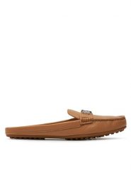 Lauren Ralph Lauren Klapki 802937814009 Brązowy. Brązowe klapki Lauren Ralph Lauren, bez wzorów, ze skóry, bez obcasa. Za 289.99 zł.