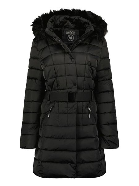 Maison Montaigne Parka "Anemomai" w kolorze czarnym rozmiar: S. Czarne parki Maison Montaigne, s, z tkaniny, bez kaptura. Za 357.63 zł.