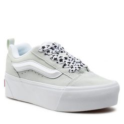 Tenisówki Vans. Niebieskie trampki Vans, bez wzorów, bez zapięcia. Za 469.99 zł.