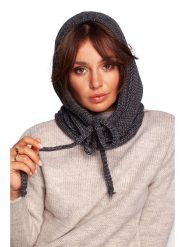 Be Wear Szal-koło w kolorze antracytowym - 28 x 56 cm rozmiar: onesize. Czarne szaliki Be Wear, bez wzorów, z materiału. Za 113.95 zł.