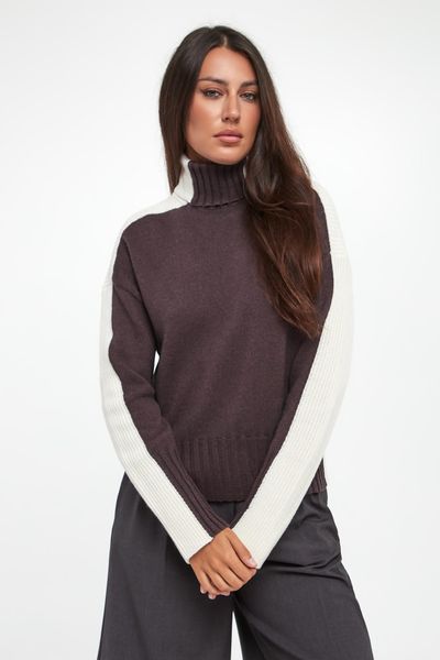 Golf damski wełniany TWINSET. Golfy Twinset Milano, s, bez wzorów, z wełny, bez ramiączek. Za 909.00 zł.