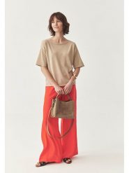 TATUUM Sweter w kolorze beżowym rozmiar: S. Brązowe swetry Tatuum, s, bez wzorów, bez ramiączek. Za 164.95 zł.