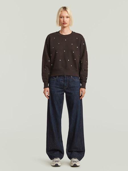 G-Star Bluza w kolorze brązowym rozmiar: M. Brązowe bluzy G-Star, m, bez wzorów, z bawełny, bez kaptura. Za 236.06 zł.