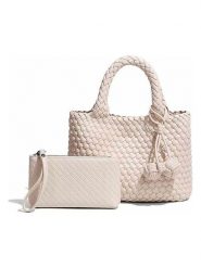 SUVRAI Torebka w kolorze kremowym - 24 x 22 x 13 cm rozmiar: onesize. Brązowe torby na ramię SUVRAI, bez wzorów, z materiału, przez ramię, bez dodatków. Za 165.99 zł.