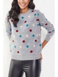 Milan Kiss Sweter w kolorze szarym rozmiar: XL. Szare swetry Milan Kiss, xl, bez wzorów, bez ramiączek. Za 157.73 zł.