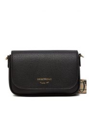 Emporio Armani Torebka EW000538 AF12103 MC032 Czarny. Czarne listonoszki Emporio Armani, bez wzorów, ze skóry, bez dodatków. Za 519.99 zł.