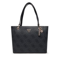 Torebka Guess. Szare shopper Guess, z aplikacjami, bez dodatków. Za 679.99 zł.