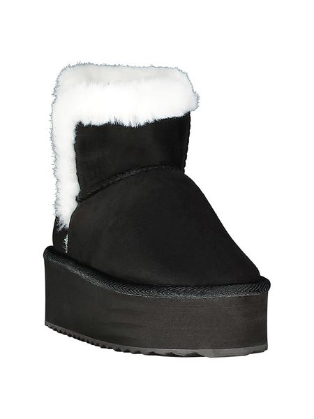 Geographical Norway Botki zimowe "Oslo" w kolorze czarnym rozmiar: 40. Czarne botki Geographical Norway, na zimę, bez wzorów, z materiału, bez obcasa, na platformie, bez zapięcia. Za 52.17 zł.