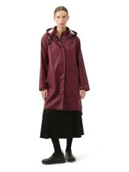 Ilse Jacobsen Płaszcz przeciwdeszczowy w kolorze bordowym rozmiar: 38. Czerwone kurtki sportowe Ilse Jacobsen, s, bez wzorów, bez kaptura. Za 217.99 zł.