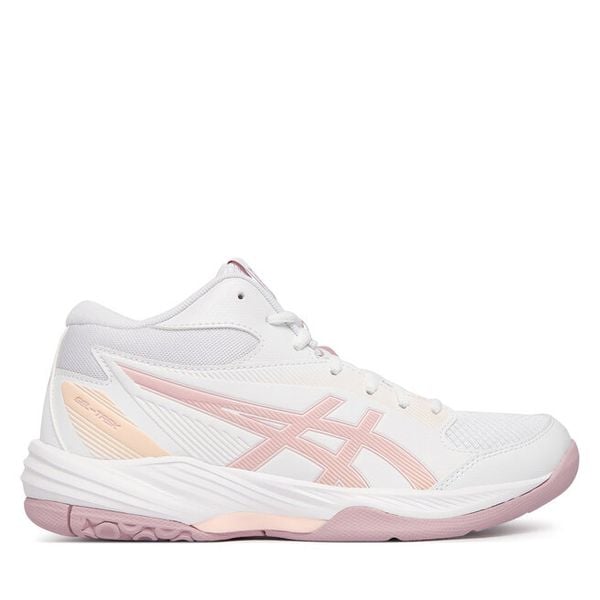 Buty halowe Asics. Białe obuwie sportowe Asics, bez zapięcia. Za 329.99 zł.