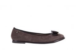 Baleriny Bayla-018 1063-303 Taupe Black, Brąz/Czarny, Skóra naturalna - 37. Brązowe baleriny Bayla, bez wzorów, z materiału, bez obcasa, na płaskiej podeszwie. W wyprzedaży za 134.10 zł.