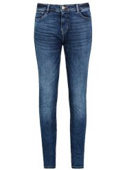 Sublevel Dżinsy - Skinny fit - w kolorze granatowym rozmiar: S. Niebieskie jeansy Sublevel, s, z aplikacjami. Za 96.60 zł.